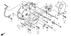 linker carterdeksel & a.c. generator deksel