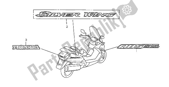 All parts for the Mark of the Honda FJS 600D 2005