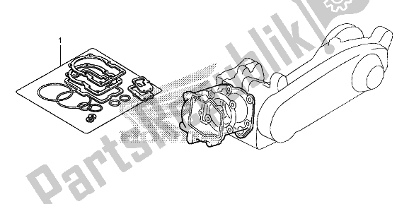 Tutte le parti per il Kit Di Guarnizioni Eop-1 A del Honda SH 300A 2013