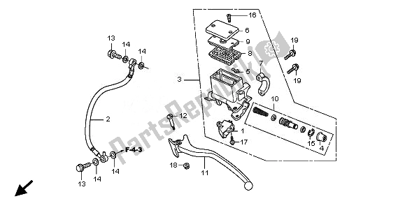 Tutte le parti per il Rr. Pompa Freno del Honda SH 150 2010