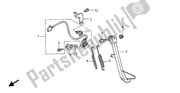 Tutte le parti per il In Piedi del Honda CBR 125 RW 2006