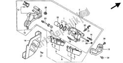 REAR BRAKE CALIPER