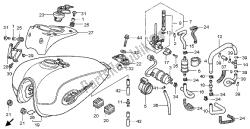 réservoir de carburant et pompe à carburant