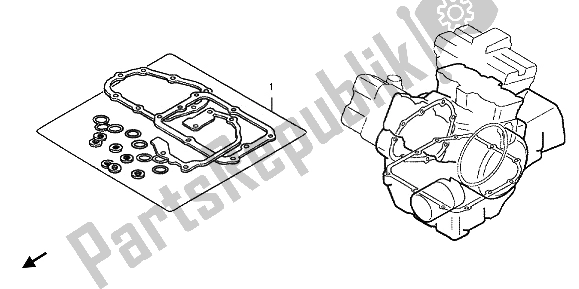 Tutte le parti per il Kit Di Guarnizioni Eop-1 B del Honda RVF 400R 1995