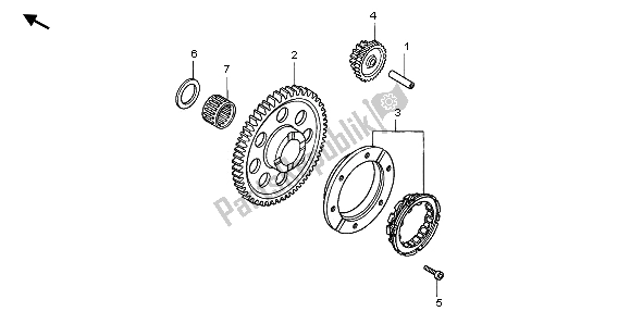 Todas las partes para Equipo De Arranque de Honda TRX 350 FE Rancher 4X4 ES 2001