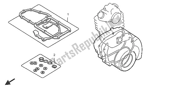 Todas las partes para Kit De Juntas Eop-2 B de Honda XR 650R 2005