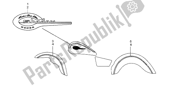 Toutes les pièces pour le Marque du Honda VT 750C2 1999
