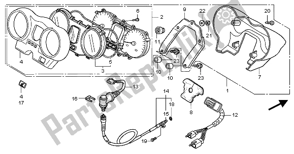 Todas las partes para Metro (mph) de Honda CBF 250 2006