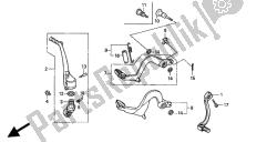 pedal y brazo de arranque