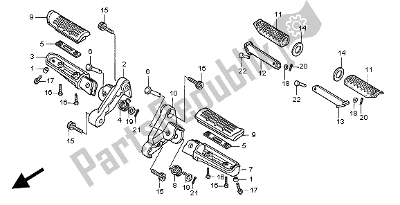 Todas las partes para Paso de Honda CB 750F2 1999