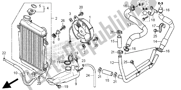 Tutte le parti per il Termosifone del Honda SH 300R 2013