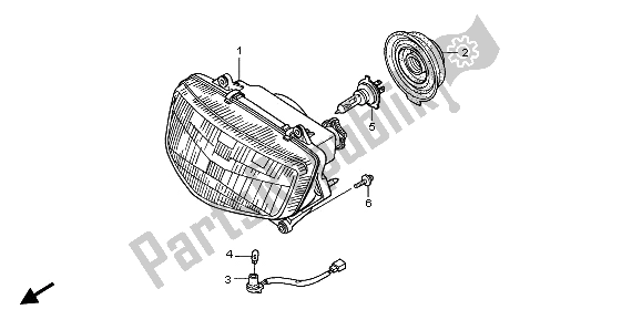 Todas las partes para Faro (reino Unido) de Honda CBR 600F 1997