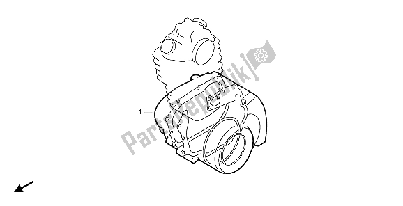 Tutte le parti per il Kit Di Guarnizioni Eop-2 B del Honda NX 250 1989