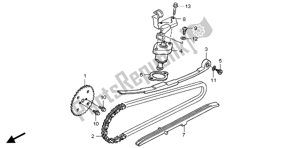 Todas las partes para Cadena De Levas Y Tensor de Honda PES 150 2007