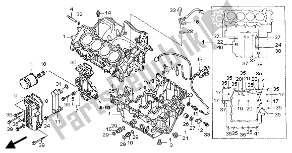 Wszystkie części do Korbowód Honda CBF 600 NA 2004