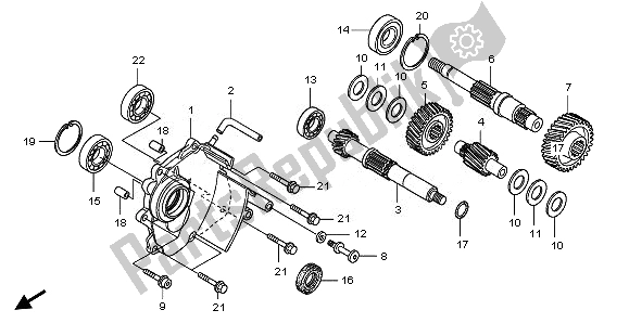 Todas las partes para Transmisión de Honda FJS 400 2011