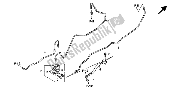 Tutte le parti per il Valvola Di Controllo Proporzionale del Honda XL 1000V 2007