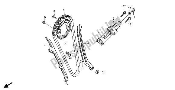 Todas las partes para Cadena De Levas de Honda TRX 300 EX Sporttrax 2001