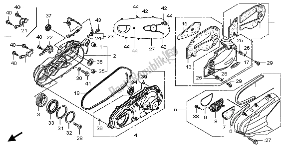 Toutes les pièces pour le Bras Oscillant du Honda FJS 600D 2006