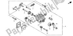 REAR BRAKE CALIPER