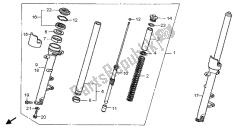 tenedor frontal