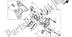 REAR BRAKE CALIPER