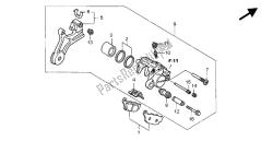 REAR BRAKE CALIPER