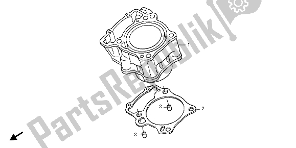All parts for the Cylinder of the Honda CBR 250R 2013