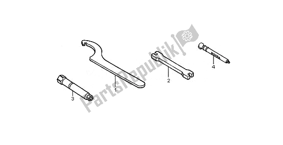 Todas las partes para Herramientas de Honda CRF 450X 2008