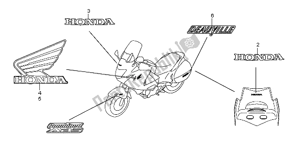 Todas las partes para Marca de Honda NT 700V 2007