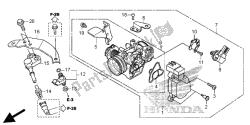 corpo farfallato e iniettore di carburante