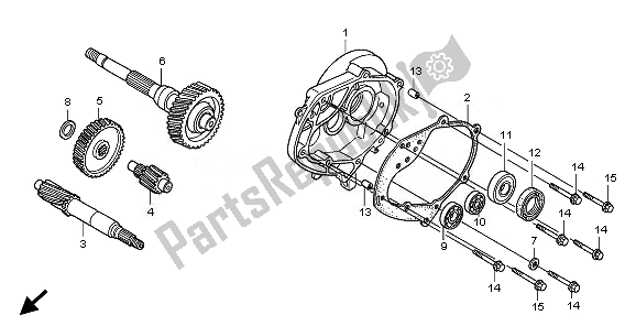 Todas las partes para Transmisión de Honda SH 150R 2011