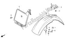 FRONT FENDER & FRONT NUMBER PLATE