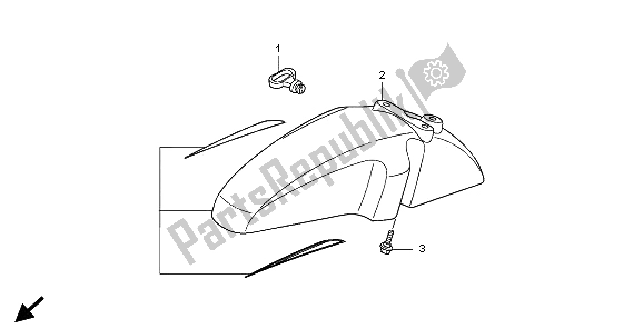 Wszystkie części do Przedni B? Otnik Honda SH 150 2006