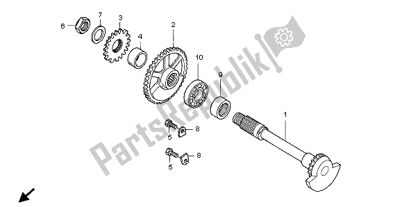 Tutte le parti per il Equilibratore del Honda CRF 250X 2007