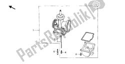 kit de peças opcionais do carburador eop-1-1