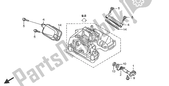 Todas las partes para Tapa De Tappet de Honda XR 650R 2005