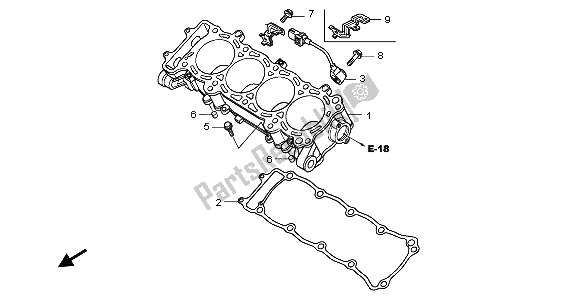 Todas las partes para Cilindro de Honda CBR 1000 RR 2009