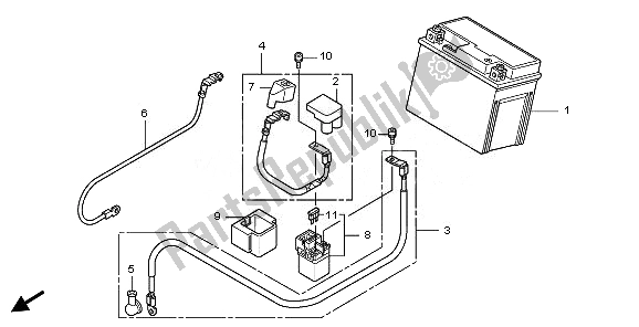 Tutte le parti per il Batteria del Honda CBR 125 RW 2010