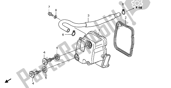 Tutte le parti per il Coperchio Della Testata del Honda NHX 110 WH 2012