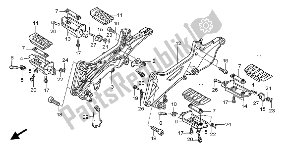 Tutte le parti per il Passo del Honda ST 1300 2002