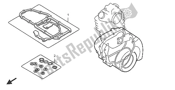 Tutte le parti per il Kit Di Guarnizioni Eop-2 B del Honda CRF 450X 2005