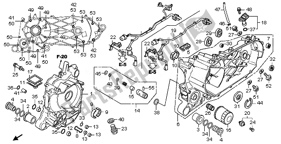 Wszystkie części do Korbowód Honda SH 300A 2007