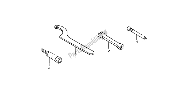 All parts for the Tools of the Honda CRF 450R 2009