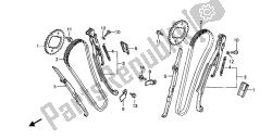 cadena de levas y tensor