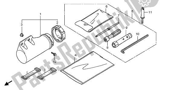 Todas las partes para Herramientas de Honda TRX 300 EX Sporttrax 2001