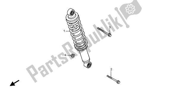 Tutte le parti per il Cuscino Posteriore del Honda CBR 125 RW 2006