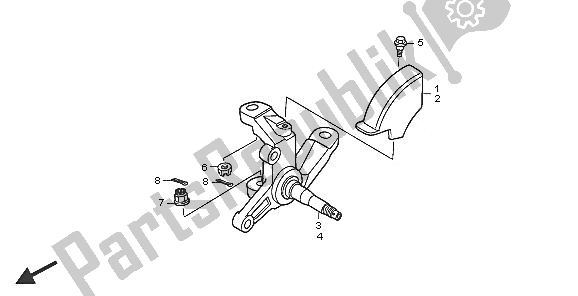 Toutes les pièces pour le Articulation du Honda TRX 250 EX Sporttrax 2005