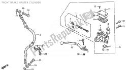 maître-cylindre de frein avant