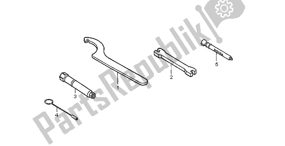 Todas las partes para Herramientas de Honda CRF 250R 2005